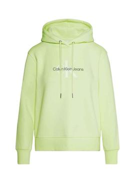 Sweat Calvin Klein Jumpsuitlogotipo Reg Verde Homem