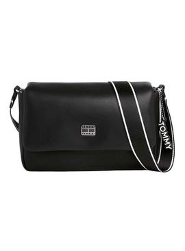 Bolsa Tommy Jeans City Aba de menina Preto para Mulher