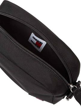 Bolsa Tommy Jeans Diário Crossover Preto para Mulher