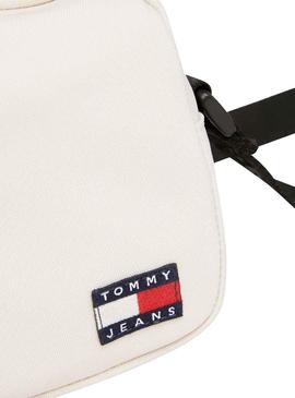 Bolsa Tommy Jeans Diariamente Crossover Branco Mulher