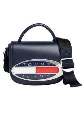 Bolsa Tommy Jeans Origem Crossover Azul para Mulher