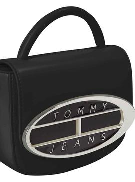 Bolsa Tommy Jeans Origem Crossover Preto Mulher