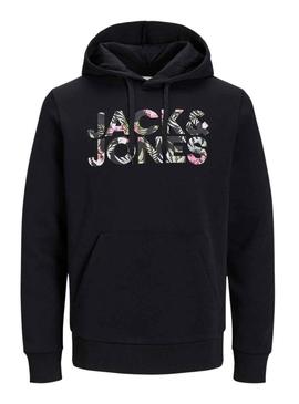 Sweat Jack & Jones Jeff Preto para Homem