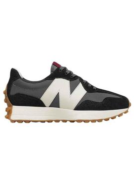 Sapatilhas New Balance 327 Preto e Cinza para Mulher