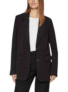 Blazer Vila Vivarone Preto para Mulher