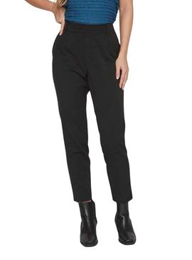 Pantalon Vila Vivarone Preto para Mulher