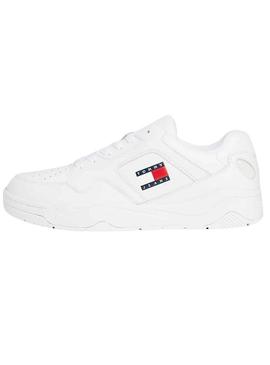 Sapatilhas Tommy Jeans Leather Branco Homem