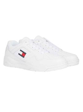 Sapatilhas Tommy Jeans Leather Branco Homem