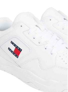 Sapatilhas Tommy Jeans Leather Branco Homem