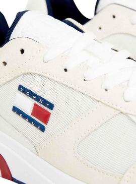 Sapatilhas Tommy Jeans Runner Beige Homem