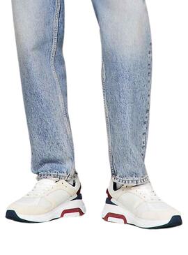 Sapatilhas Tommy Jeans Runner Beige Homem