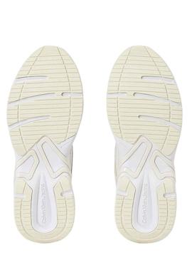 Sapatilhas Calvin Klein Retro Tennis Branco Mulher