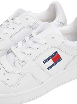 Sapatilhas Tommy Jeans Retro Cesta Branco Mulher