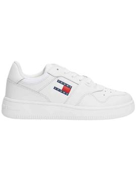 Sapatilhas Tommy Jeans Retro Cesta Branco Mulher