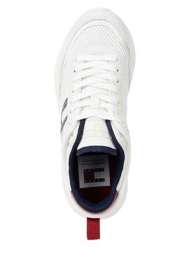 Sapatilhas Tommy Jeans Tecnologia Runner Branco Mulher