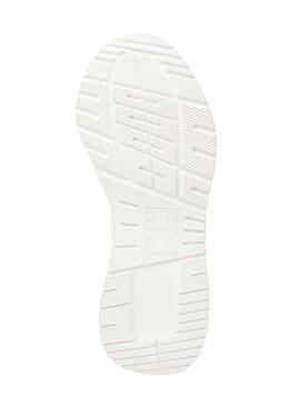 Sapatilhas Tommy Jeans Tecnologia Runner Branco Mulher