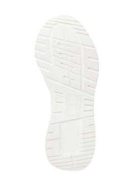 Sapatilhas Tommy Jeans Tecnologia Runner Branco Mulher