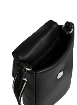 Bolsa Tommy Jeans Ess City Telefone de menina Preto Mulher