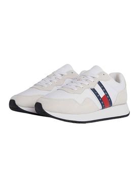 Sapatilhas Tommy Jeans Modern Runner Branco Homem