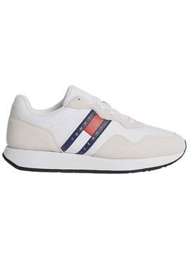 Sapatilhas Tommy Jeans Modern Runner Branco Homem