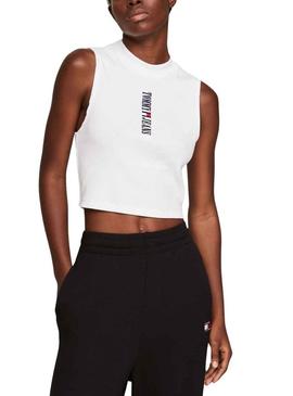 Top Tommy Jeans Archive Branco para Mulher