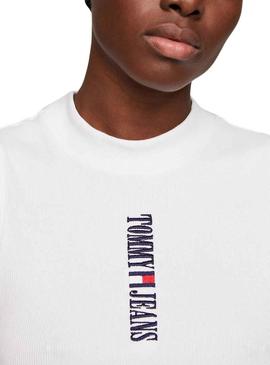 Top Tommy Jeans Archive Branco para Mulher