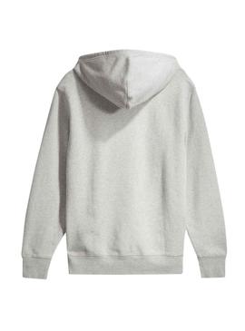 Sweat Levis New Original Hoodie Cinza Homem