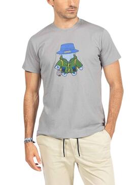 T-Shirt El Pulpo Explorer Antracita para Homem