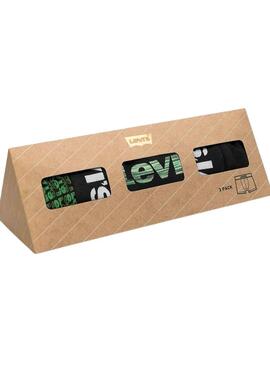 Cuecas Levis Logo Box Verde para Homem