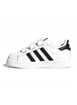 Sapatilhas Adidas Superstar Branco Menina e Menino