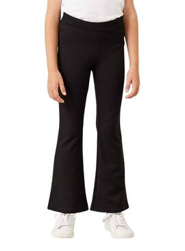 Pantalon Name It Frikkali Bootcut Preto para Menina