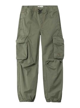 Pantalon Name It Ben parachute Verde para Menino