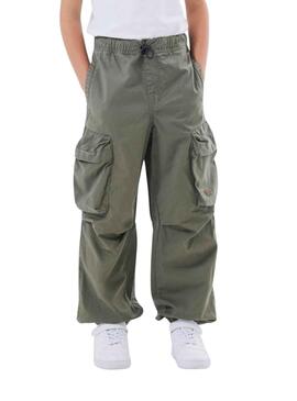 Pantalon Name It Ben parachute Verde para Menino