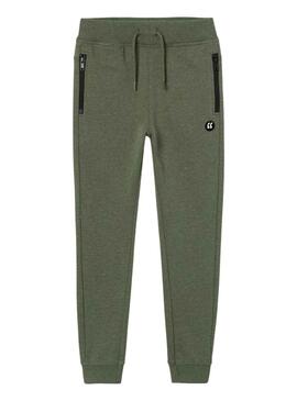 Jogger Name It Vimo Verde para Menino