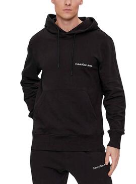 Sweat Calvin Klein Institutional Hoodie Preto