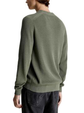 Camisola Calvin Klein Verde Basic para Homem