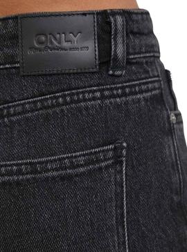 Calças Jeans Only Emily Ank Preto NAS997 Mulher