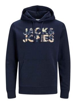 Sweat Jack & Jones Jeff Azul Marinho para Homem