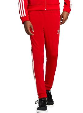 Calças Adidas Superstar Vermelho Menino