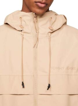 Chuvasquero Tommy Jeans Chicago Beige 