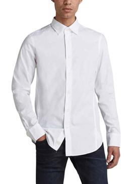 Camisa G-Star Dressed Super Slim Branco