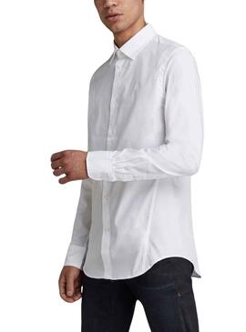 Camisa G-Star Dressed Super Slim Branco