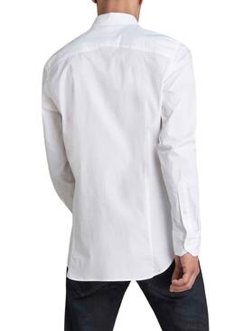 Camisa G-Star Dressed Super Slim Branco