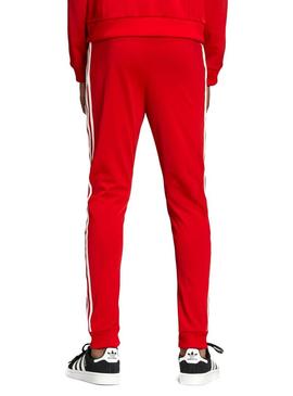 Calças Adidas Superstar Vermelho Menino