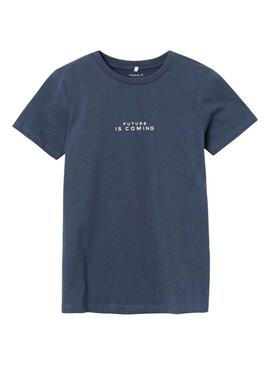 T-Shirt Name It Temanno Azul para Menino