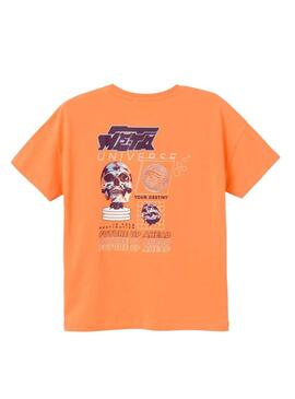 T-Shirt Name It Sebo Laranja para Menino