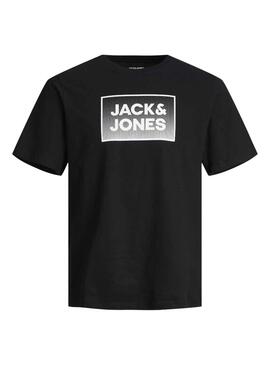 T-Shirt Jack & Jones Aço Preto para Menino