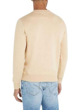 Sweat Calvin Klein Embro Badge Basic Beige