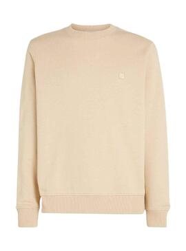 Sweat Calvin Klein Embro Badge Basic Beige