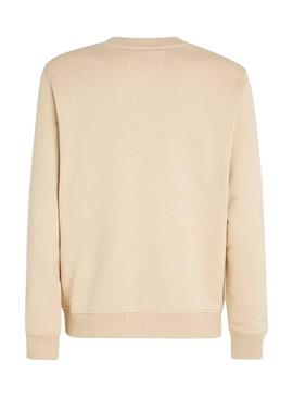 Sweat Calvin Klein Embro Badge Basic Beige